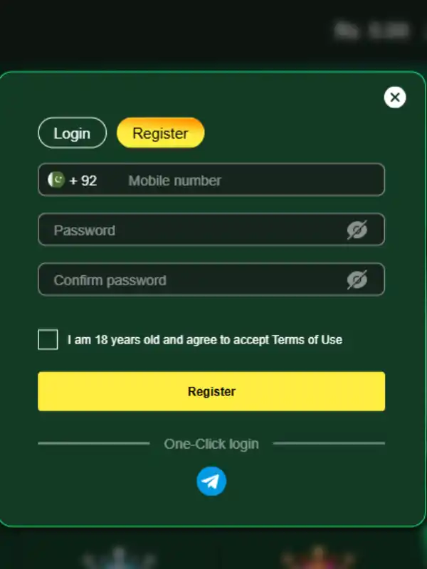 pkrone game Register